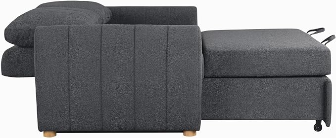 Serta Galway 66.5" Convertible Sleeper Loveseat, Full Size, Dreamcoil Comfort - Image 10