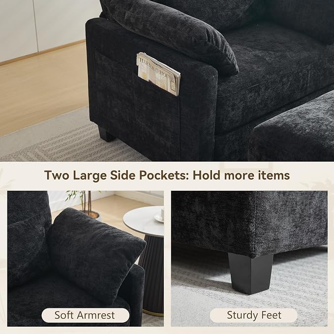 WUTUTUEE 57.5" Oversized Chaise Lounge - Image 4