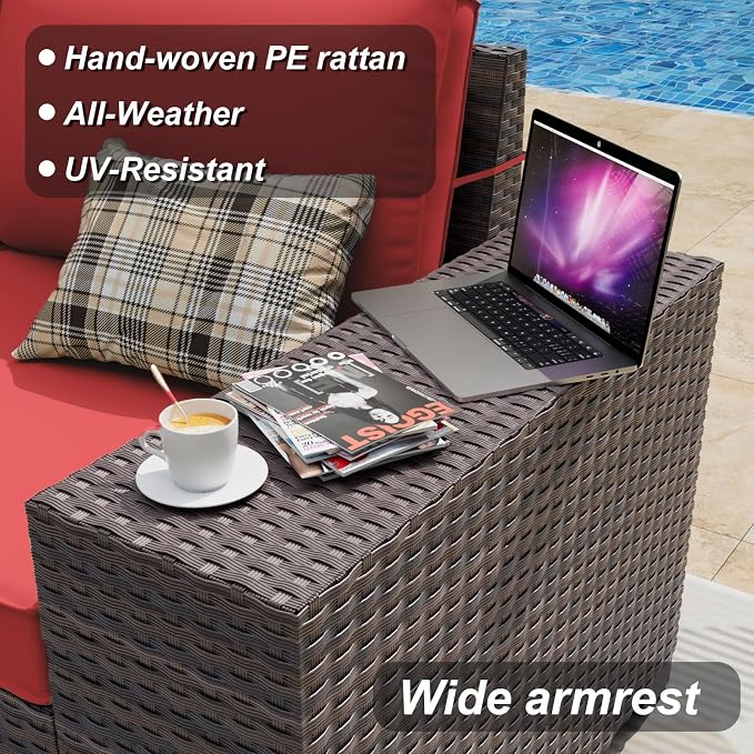 ALAULM 7 Pieces Patio Furniture Set - Image 2