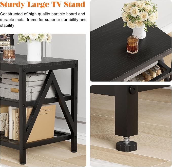 TV Stand for TVs up to 70 Inch, Entertainment Center for Living Room - Image 3