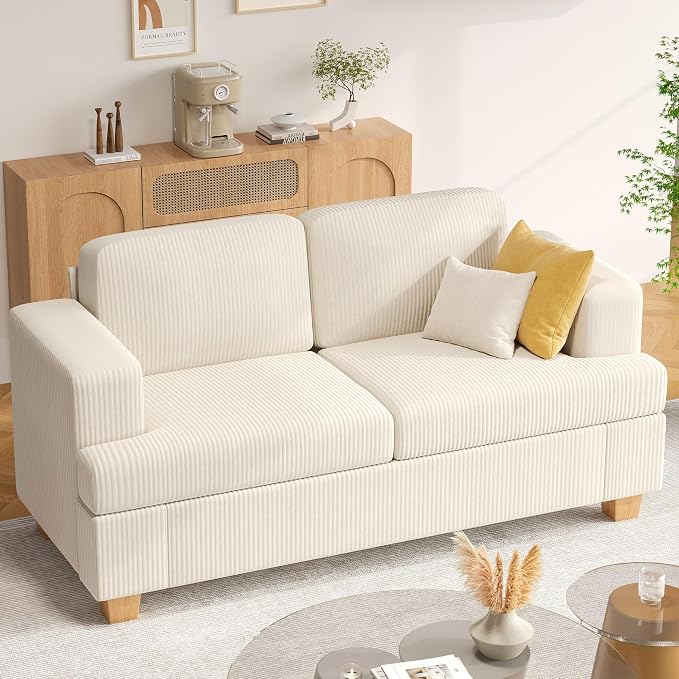 Apicizon Modern 63" Loveseat Sofa Couch - Image 9