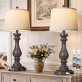 Cinkeda 29" Tall Farmhouse Table Lamp by Cinkeda