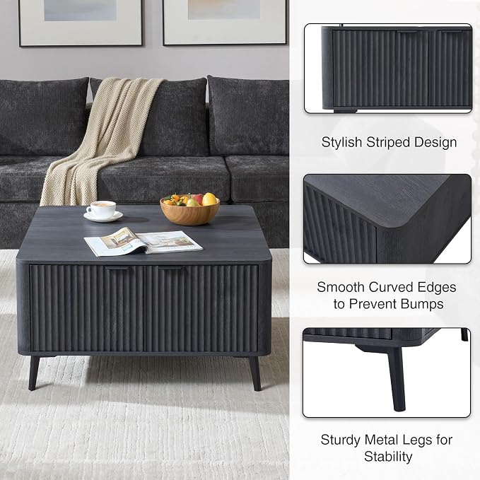 35.4" Lift Top Coffee Table - Image 6