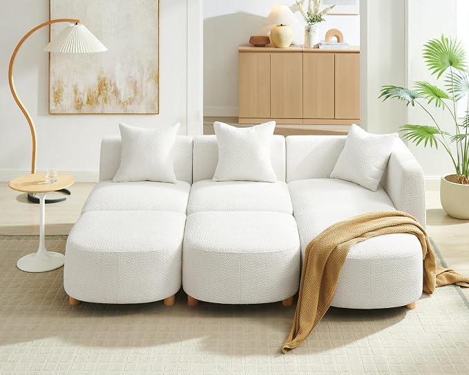 VANOMi 109.84" Modular Sectional Sofa - Image 3
