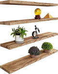 YYWUOJJ Wood Floating Shelves for Wall, Rustic Wall Shelves for Bedroom by YYWUOJJ