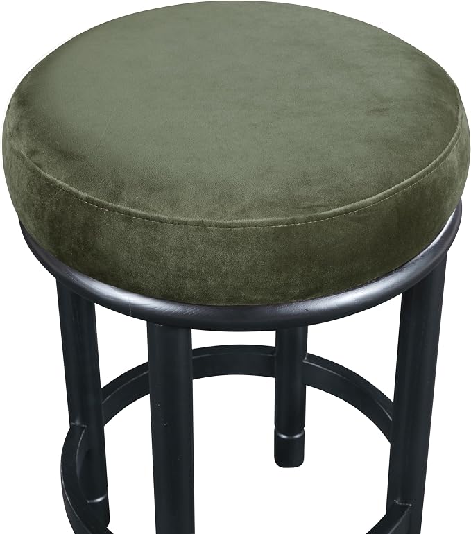 Meridian Furniture 977Green-C Monette Collection Art Deco Counter Stool - Image 5
