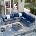 SUNLEI 7pcs Patio Conversation Sets Outdoor Furniture Sets, High Back by SUNLEI
