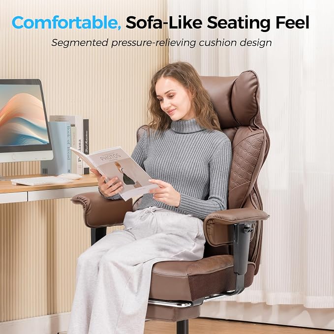 COMHOMA Big and Tall Office Chair Heavy Duty Wide Ergonomic Gaming Chair - Image 8