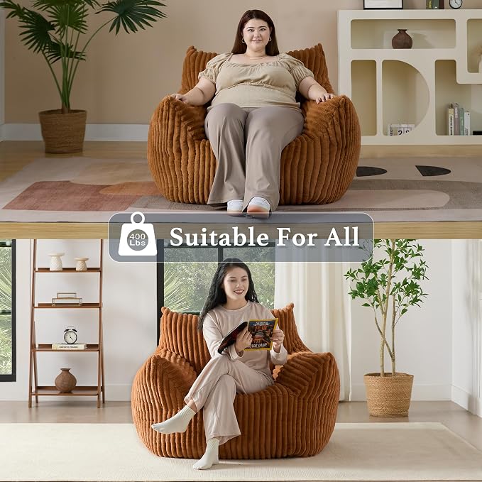 Giant Plush Bean Bag Chair for Adults - Image 6