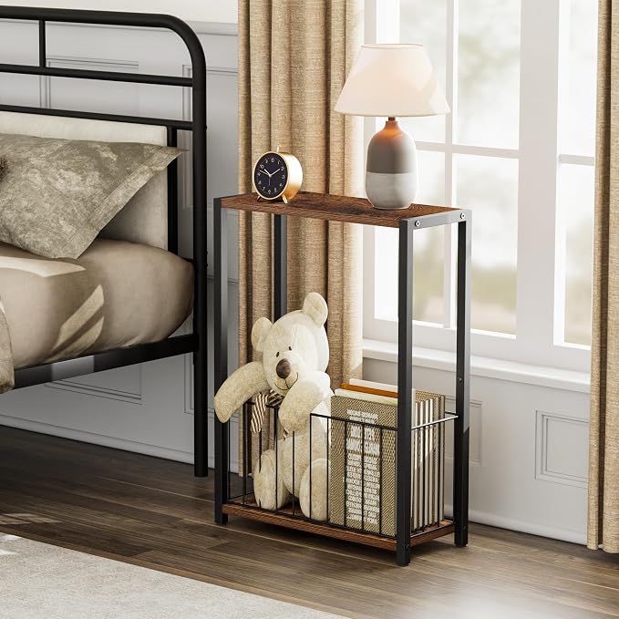 Homleke Narrow Side Tables Set of 2 - Image 8
