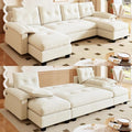 104.7" U-Shaped Sleeper Sofa by LITVZ