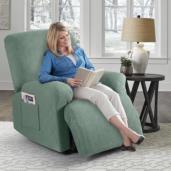 Timeles Recliner Covers Extra Wide Recliner Chair Cover Reclining Sofa - Image 8