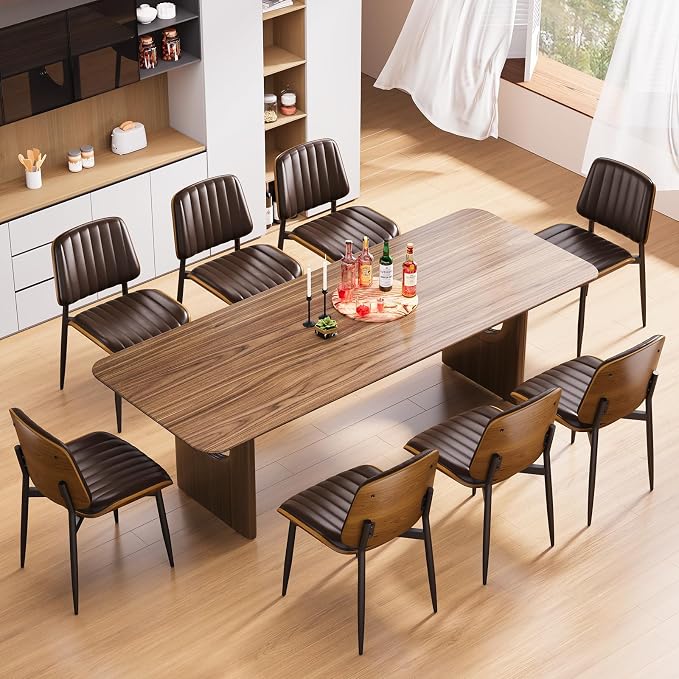 YaFiti Dining Chairs Set of 8, Mid Century Modern Dining Room Kitchen Chairs by YaFiti