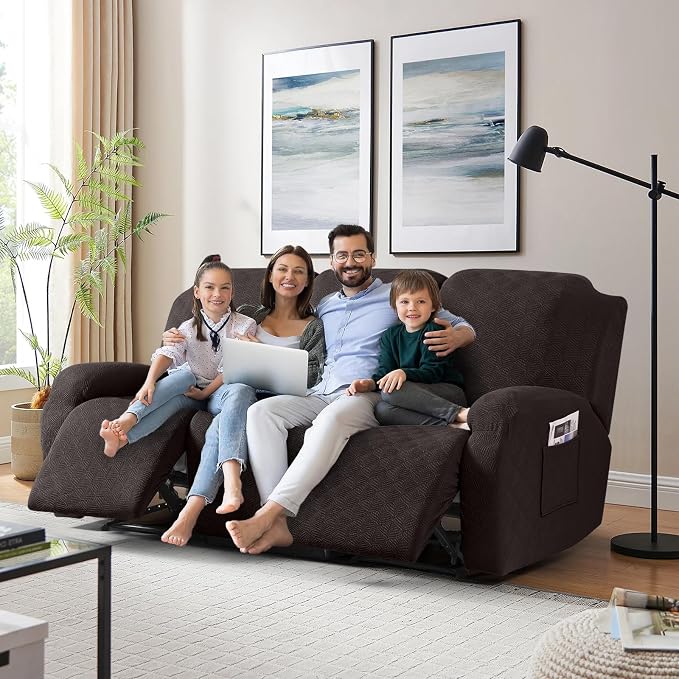 Timeles Recliner Covers for 3 Seater Reclining Couch Covers Sofa Slipcover - Image 8