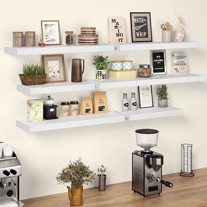 36 Inch Floating Shelves, 12 Inch Deep Floating Shelves - Image 6