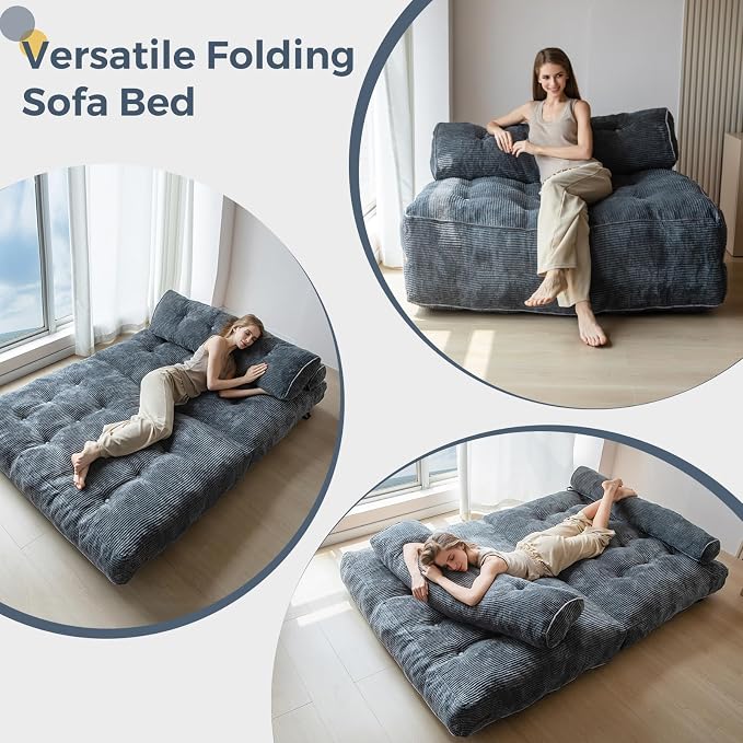MAXYOYO Folding Sofa Bed, Convertible Sleeper Chair - Image 3