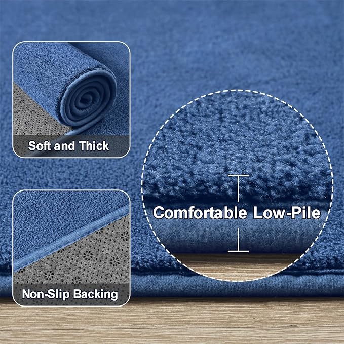 Amearea Modern Soft Hallway Runner Rug, 2x8 Feet Area Rug Runners - Image 3