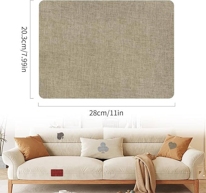 SYLVASS 8x11 Inch Fabric Repair Patches, Self-Adhesive Linen Patch - Image 2