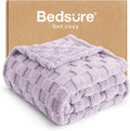 Bedsure GentleSoft Lavender Fog Twin XL Blanket by BEDSURE