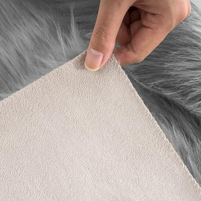 Ciicool Fluffy Area Rug, Thick Fuzzy Shag Rug Furry Nursery Rug Plush Indoor - Image 5