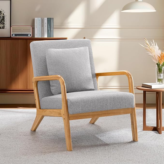 ELUCHANG Mid-Century Modern Accent Chair - Image 9