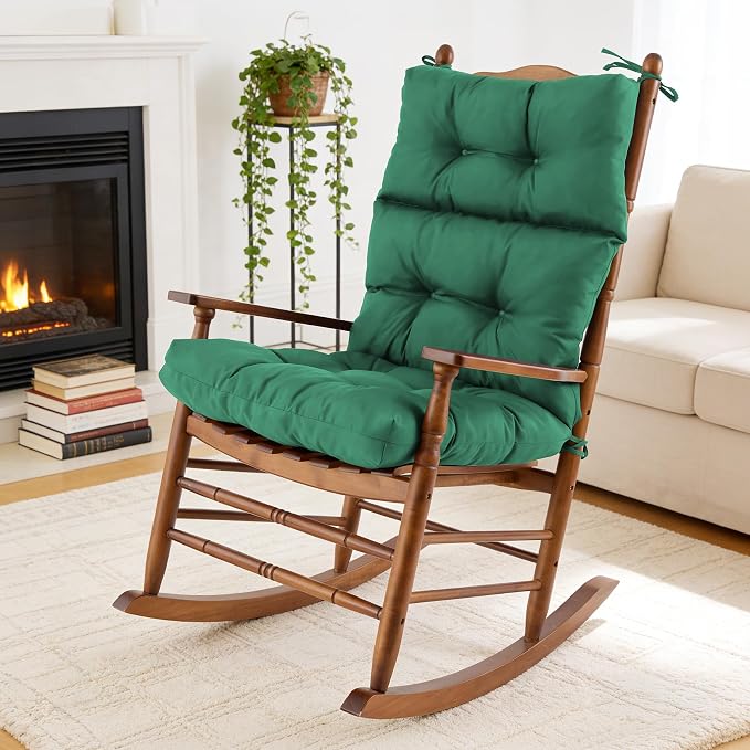 Rocking Chair Cushion, Waterproof and Fade-Resistant Adirondack Rocker Cushions by Aegisun