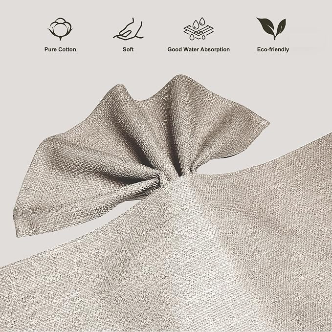 BALCONY & FALCON Cloth Napkins Set of 12 Washable Linen Napkins Absorbent - Image 2