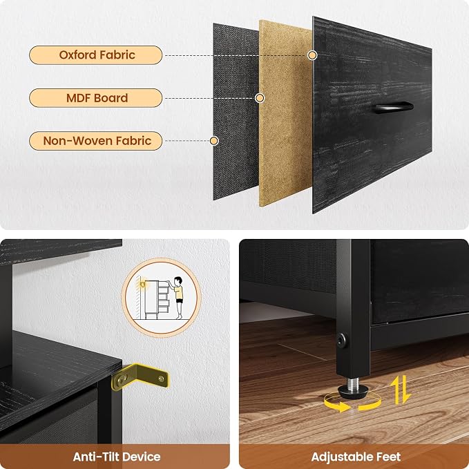 BTHFST 12 Drawers TV Stand Dresser - Image 7
