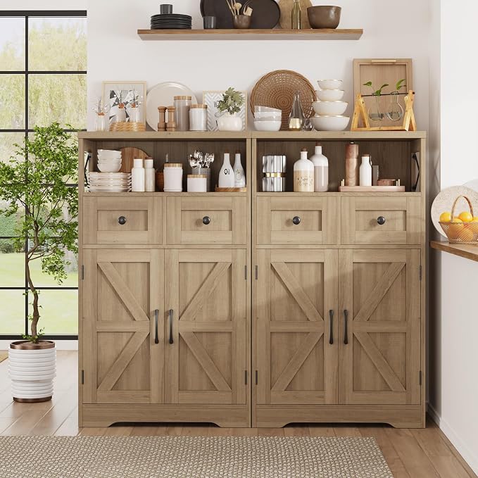 FiveWillowise Natural Storage Cabinet - Image 5