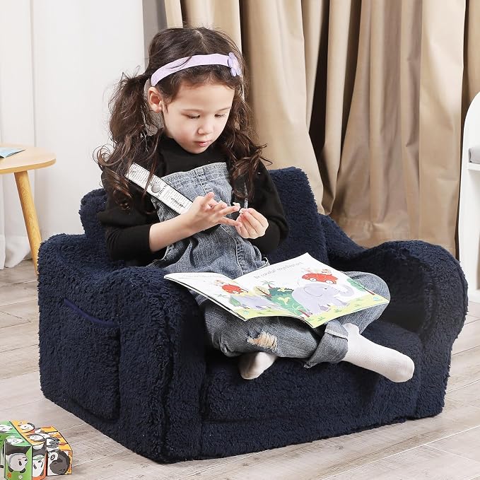 MOMCAYWEX Kids Sofa, 2-in-1 Flip-Out Foam Couch - Image 2