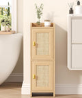 Akxomel Rattan Small Bathroom Cabinet by Akxomel