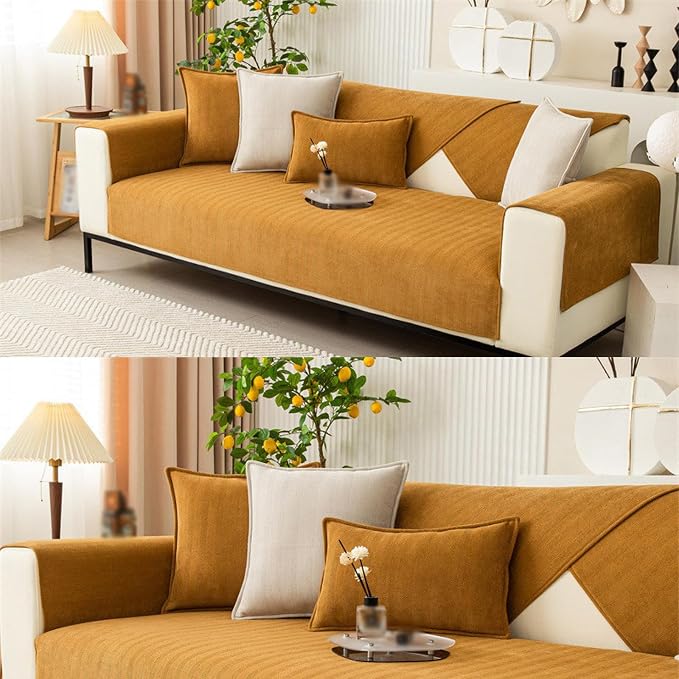 Funny Fuzzy Couch Cover, Chenille Couch Furniture Protector, Funny Fuzzy Couch - Image 3