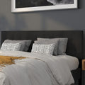 Flash Furniture Bedford Tufted Upholstered King Size Headboard in Black Fabric by FlashFurniture