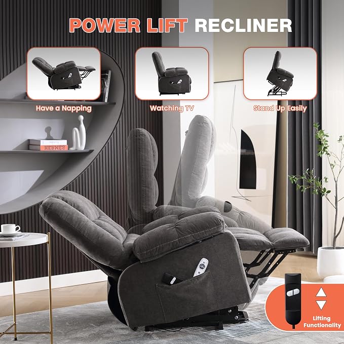 MAHOMICO Power Lift Recliner Chair - Image 5