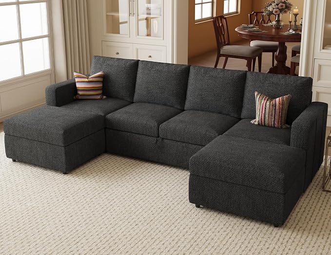 Belffin Modular Sectional Sleeper Sofa Bed - Image 7