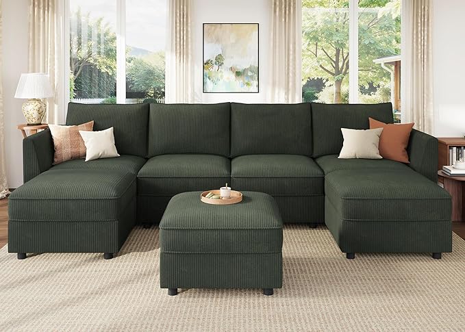 HONBAY Modular Sofa U Shaped Sectional Couch by HONBAY