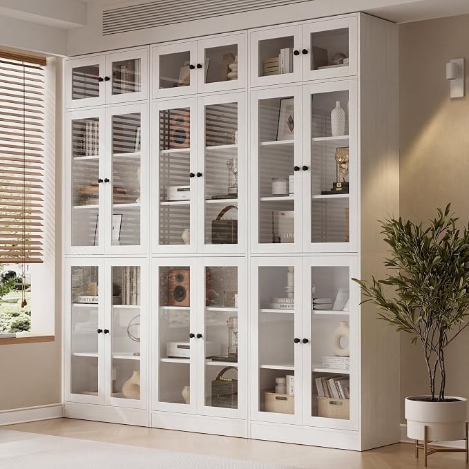 TUSY 85.5" Modern Tall Bookcase - Image 6
