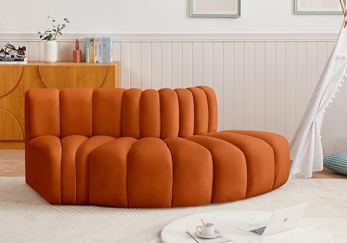 Meridian Furniture 103Cognac-S3E Arc Collection Modern | Contemporary Modular - Image 2