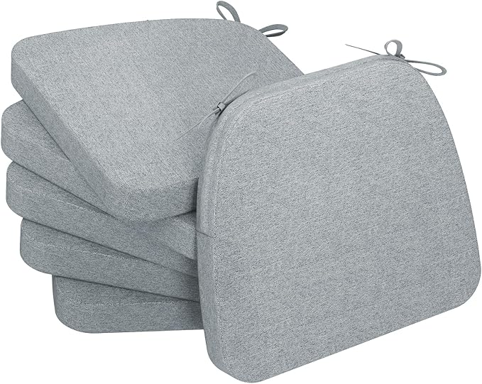AAAAAcessories D-Shaped Chair Cushions, Machine-Washable Cover by AAAAAcessories