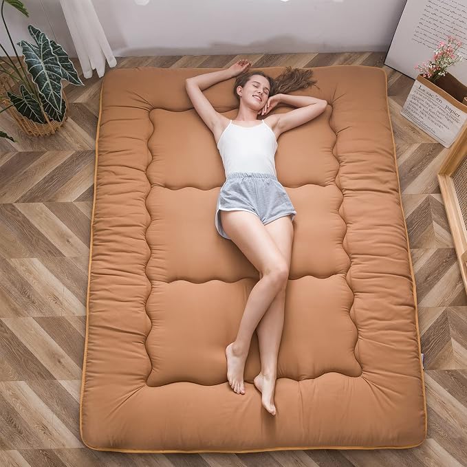 MAXYOYO Japanese Floor Mattress Futon Mattress, Thicken Tatami Mat Sleeping Pad - Image 3