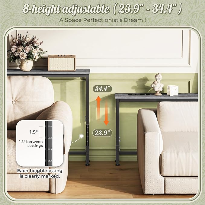 Huuger 110.2 Inch Sofa Table - Image 4