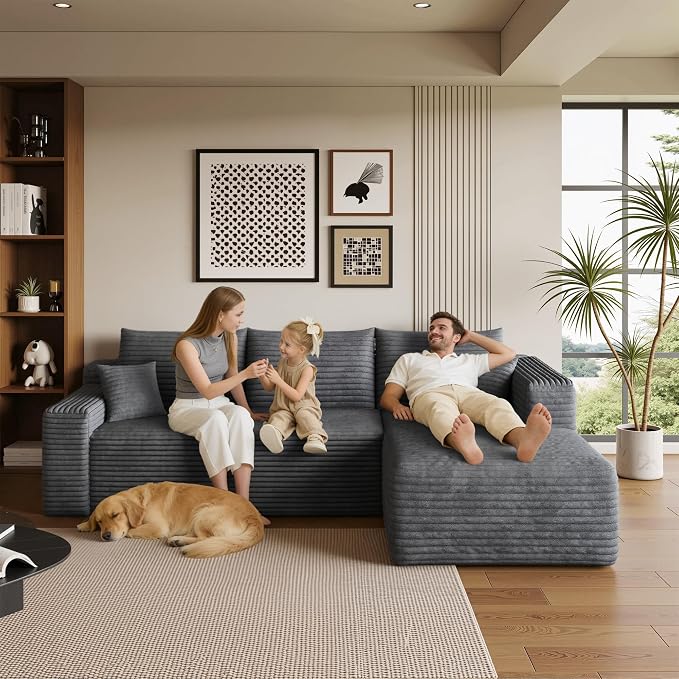 AUGOP 96" Sectional Couches for Living Room Modern Modular Sofa - Image 8