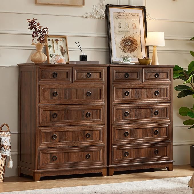 Joaxswe Farmhouse 6 Drawer Dresser by Joaxswe