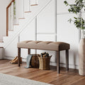 Roundhill Furniture Strata Velvet Upholstered Dining Bench by RoundhillFurniture