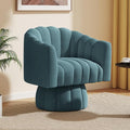 Dewhut Swivel Accent Chair, 360° Swivel Barrel Chair by FocusOnQualityFurniture
