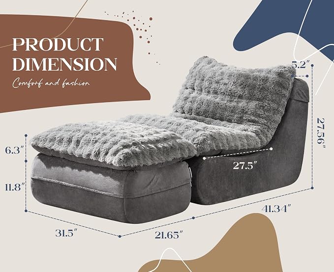 Hobestluk Sofa Couch Foam Sofa for Small Spaces Comfy Sofas - Image 2
