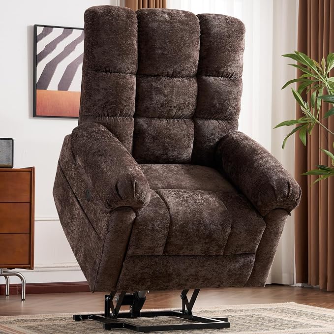 Oversized Power Lift Recliner Chair by Rhevoy
