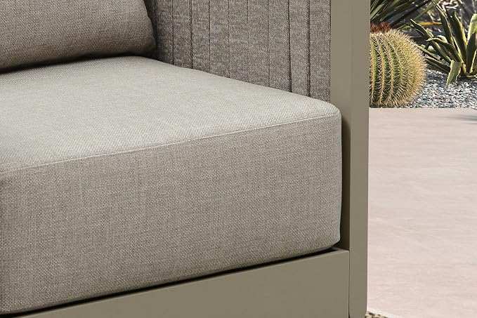 PURPLE LEAF Patio Furniture Set 8 Pieces Outdoor Conversation Sets PP Rope - Image 8