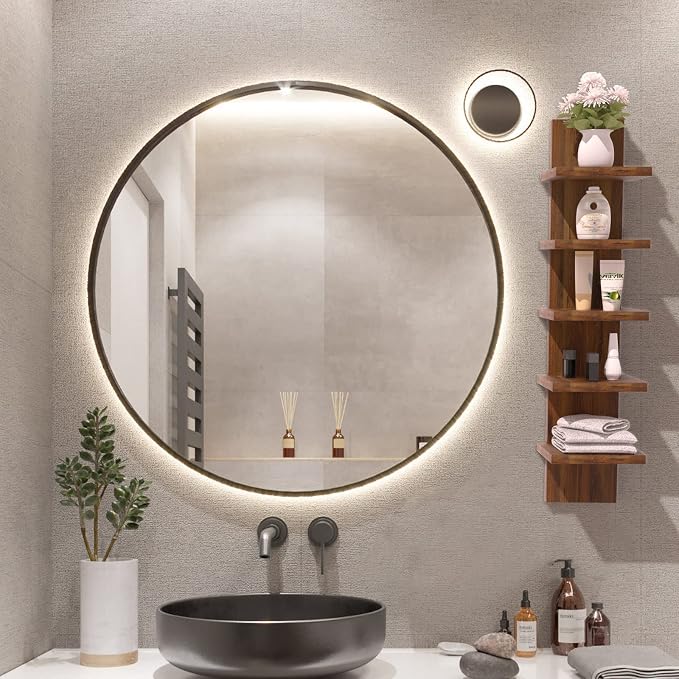 Homaterial 5 Tier Wall Shelf Unit, Decorative Wall Mount Vertical Shelving - Image 6