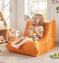 Hobestluk Small Bean Bag Chair Leather Waterproof Beanbag Lazy Floor Sofa Bean by YourHomeDeservesMore